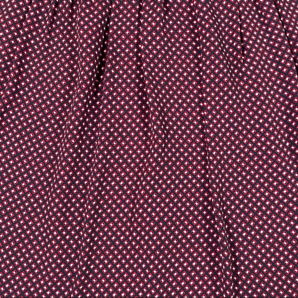 Coldwater creek size 4 navy blue, white, red diamond pattern midi skirt like new - Picture 2 of 15